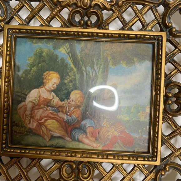 Vintage A Cameo Creation Framed Square Photo - Picture 5 of 12